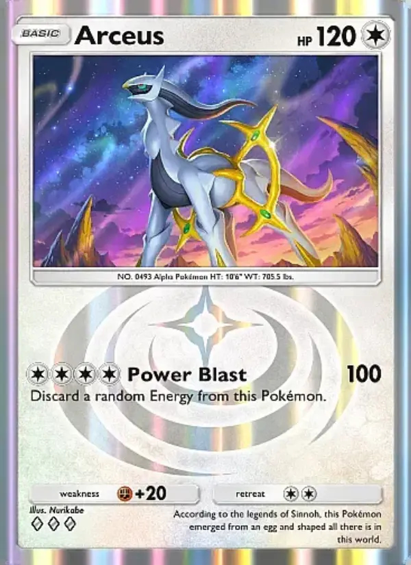 Image of the card Arceus