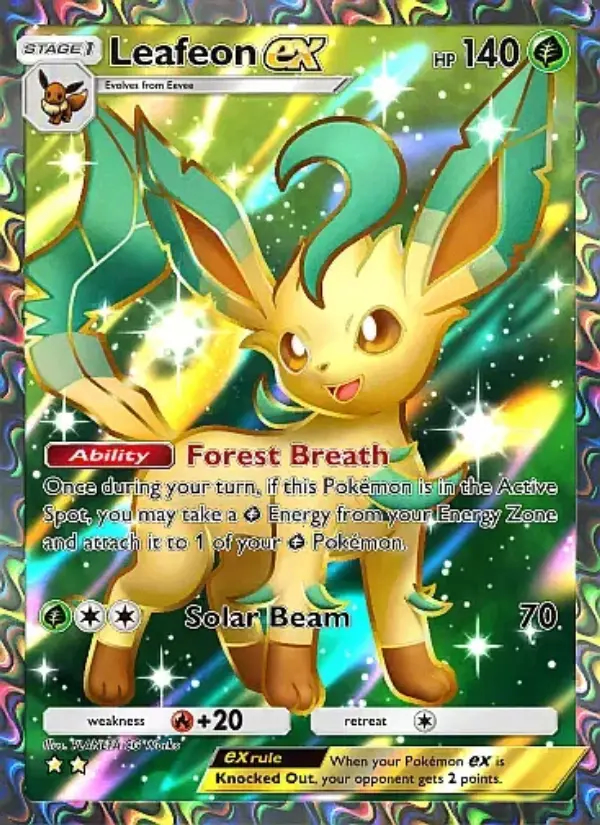 Image of the card Leafeon ex