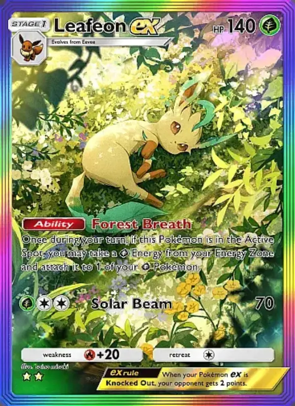 Image of the card Leafeon ex