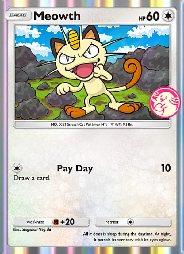 Image of the card Meowth