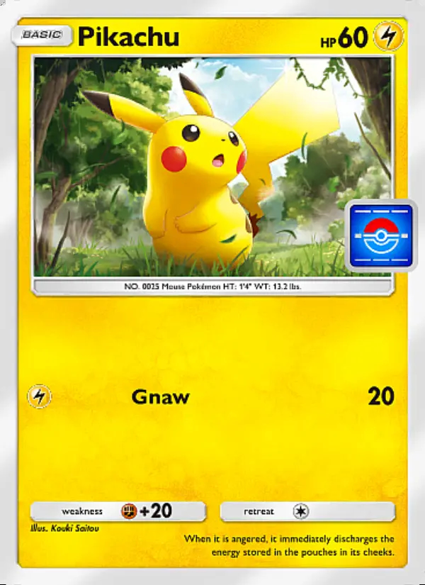 Image of the card Pikachu