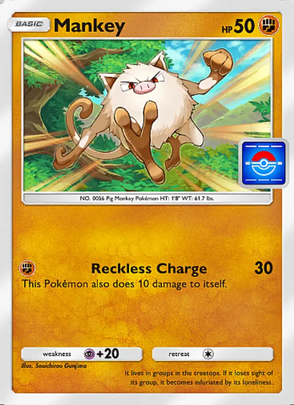 Image of the card Mankey