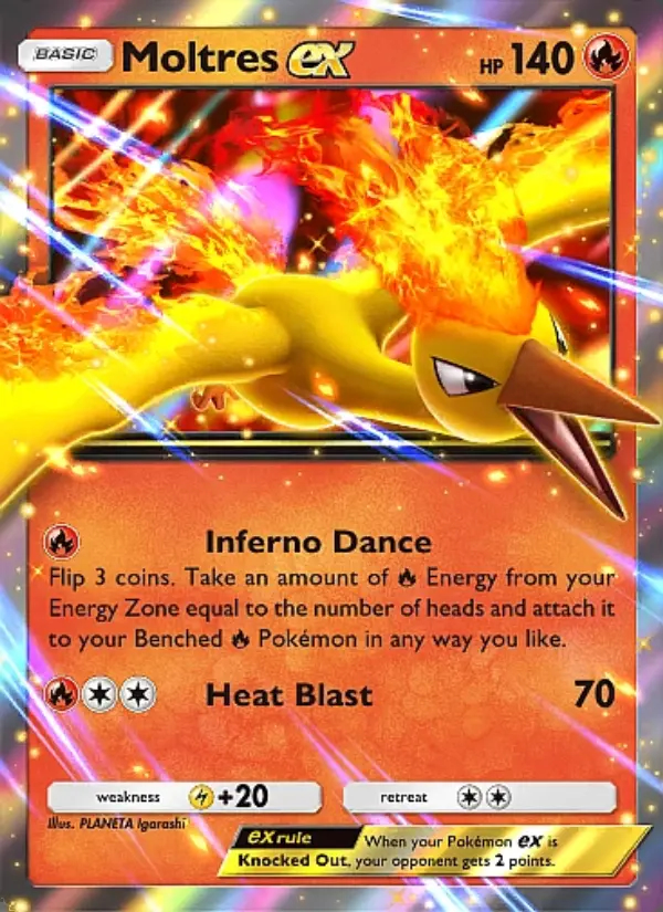 Image of the card Moltres ex