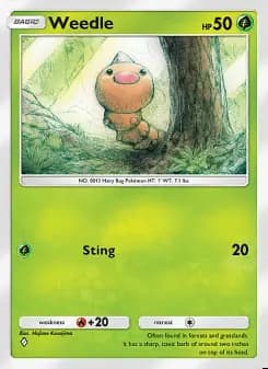 Image of the card Weedle