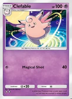 Image of the card Clefable